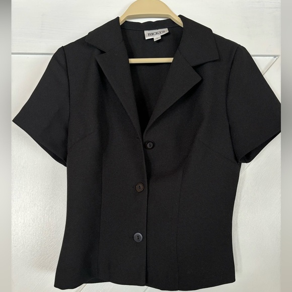 Vintage Ricki’s Black Button Up - Picture 1 of 2